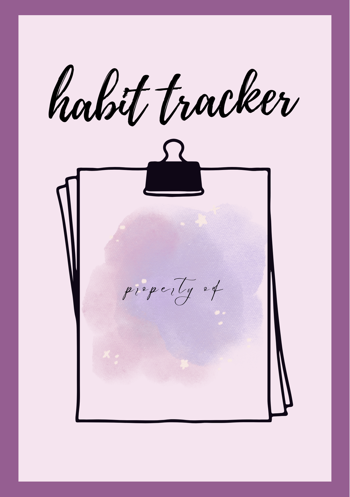 Simple & Easy Digital Habit Tracker